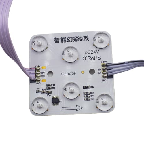 Iridescerande LED-block