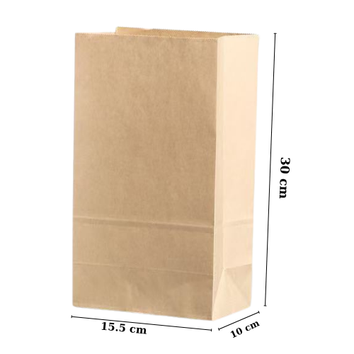 Papperspåse 15.5 x 10 x30 - 500st/fp