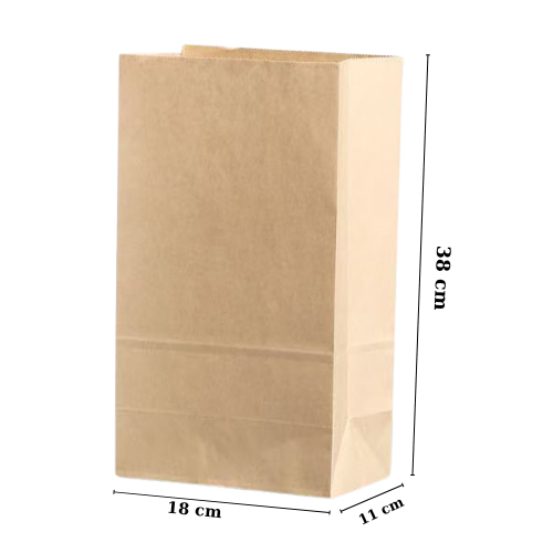 Papperspåse 18 x 11 x38 - 500st/fp