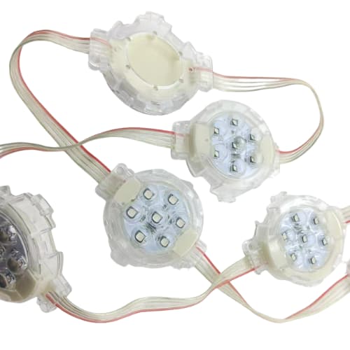 LED-punktljus med lins